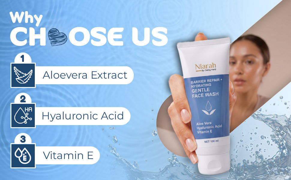 Niarah moisturiser + Niarah Hydrating face wash combo kit